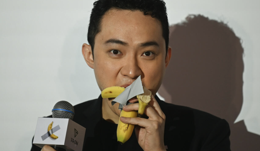 Crypto boss buys banana artwork for $6.2M - and eats it