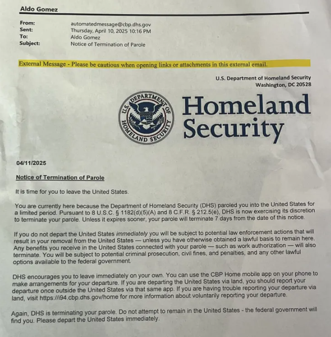 California man ordered to depart U.S. 'immediately' despite providing birth certificate: 'I'm not trying to be one of the government's mistakes' 17 California man ordered to depart U.S. 'immediately' despite providing birth certificate: 'I'm not trying to be one of the government's mistakes'