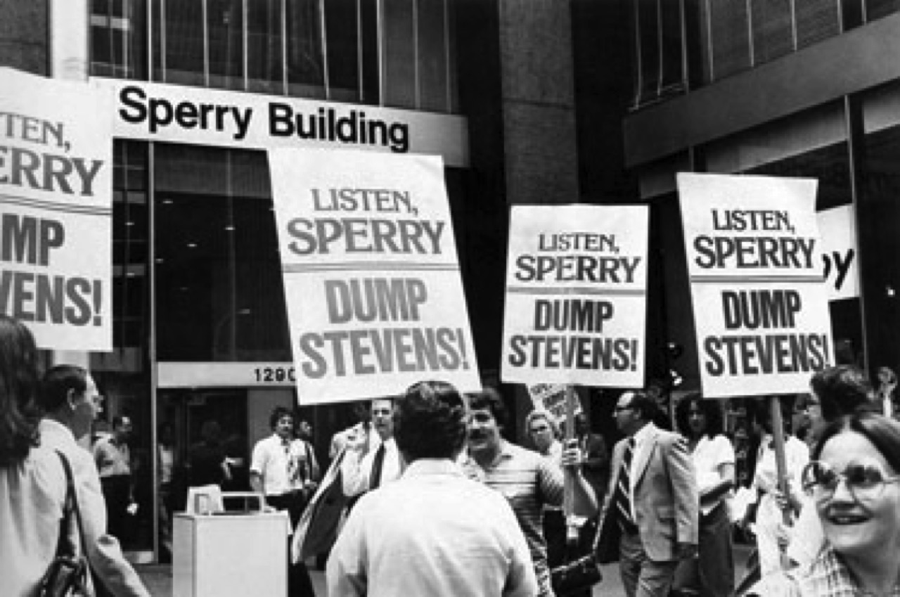 J.P. Stevens corporate campaign protest activity